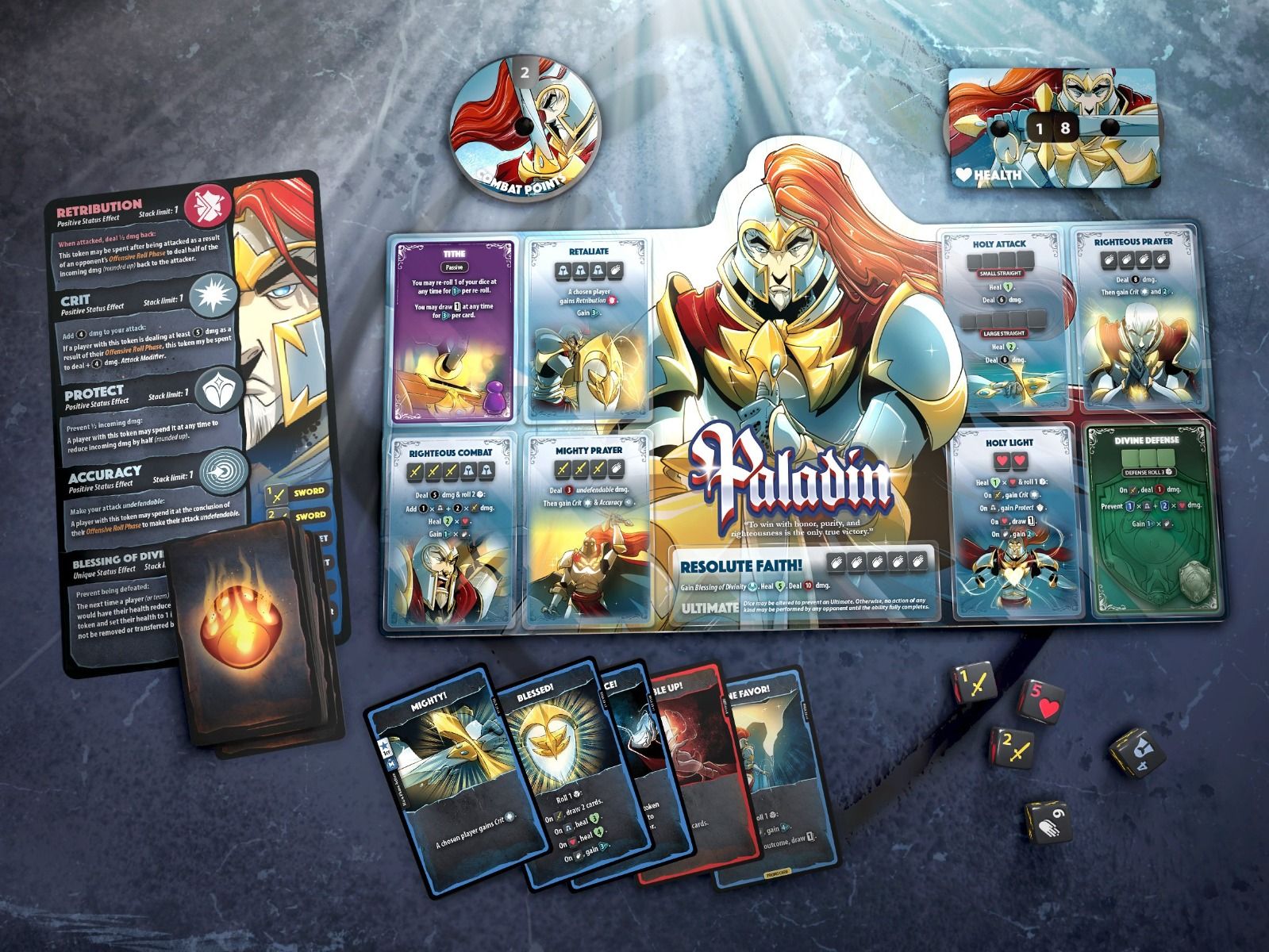 Dice Throne : Season 1 Rerolled - Monk v Paladin Box 2